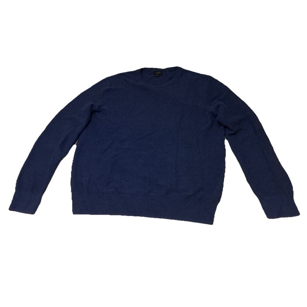 J Crew Unisex Men/M Women’s / L light sweater, 100% cotton, blue, NWOT